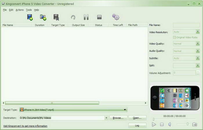 KingConvert iPhone 5 Video Converter