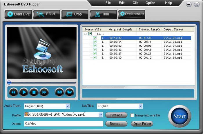 Eahoosoft DVD Ripper