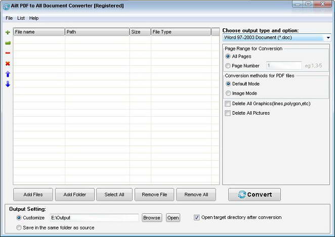 Ailt PDF to All Document Converter