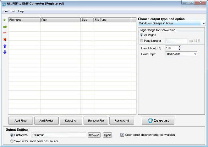 Ailt PDF to BMP Converter