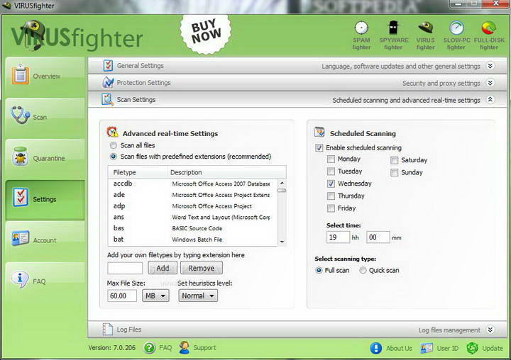 VIRUSfighter Server