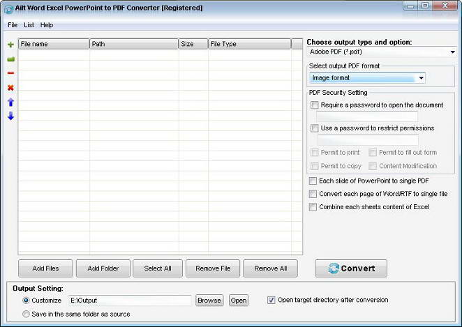 Ailt Word Excel PowerPoint  to PDF Converter