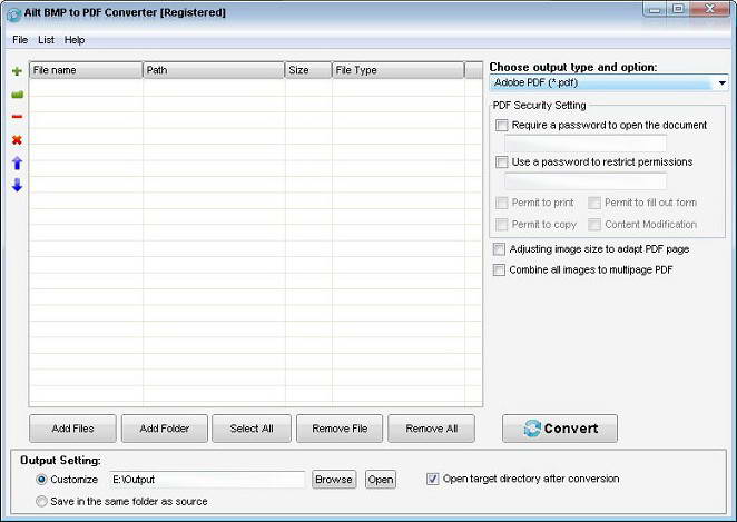 Ailt BMP to PDF Converter