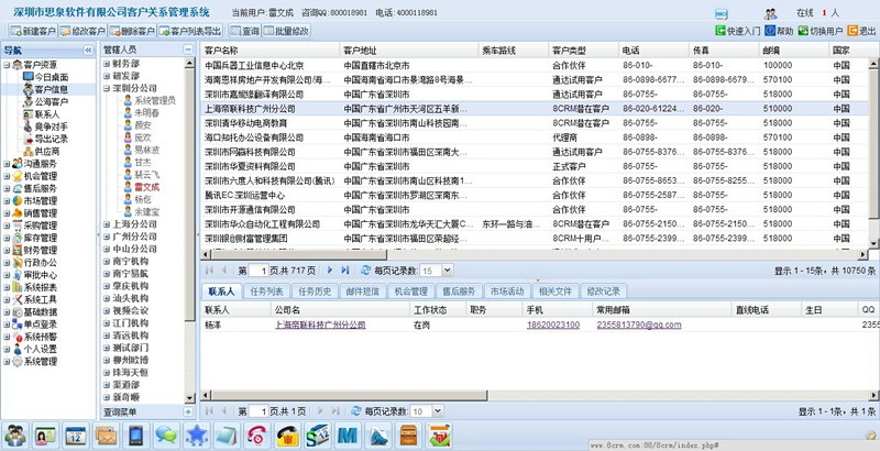 8CRM客户关系管理系统