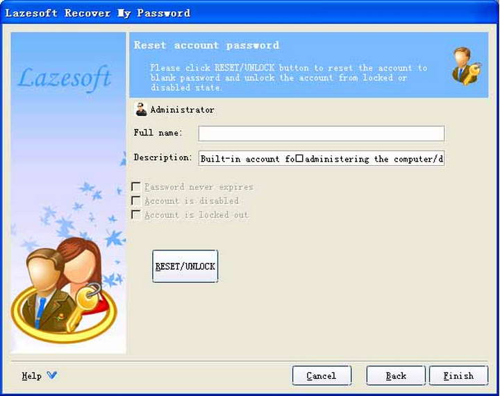 Lazesoft Recover My Password Home Edition