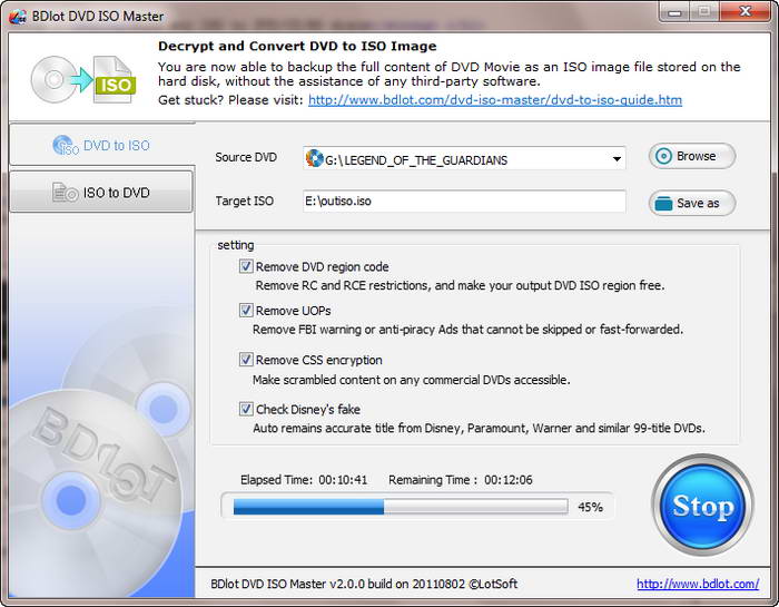 BDlot DVD ISO Master