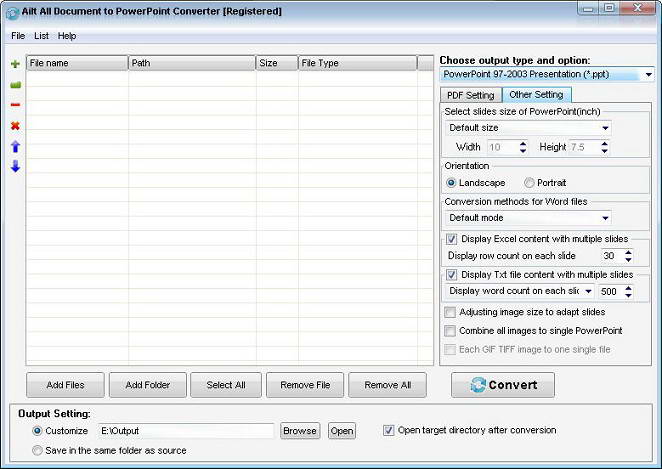 Ailt All Document to PowerPoint Converter