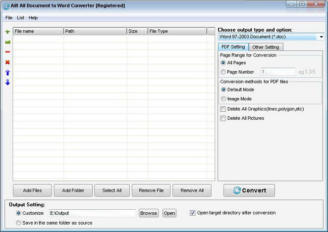 Ailt All Document to Word Converter