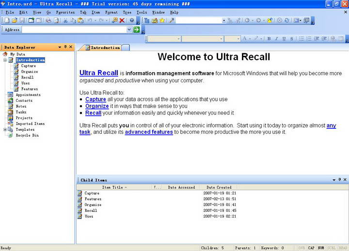 Ultra Recall Standard