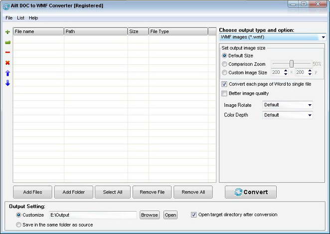 Ailt DOC to WMF Converter