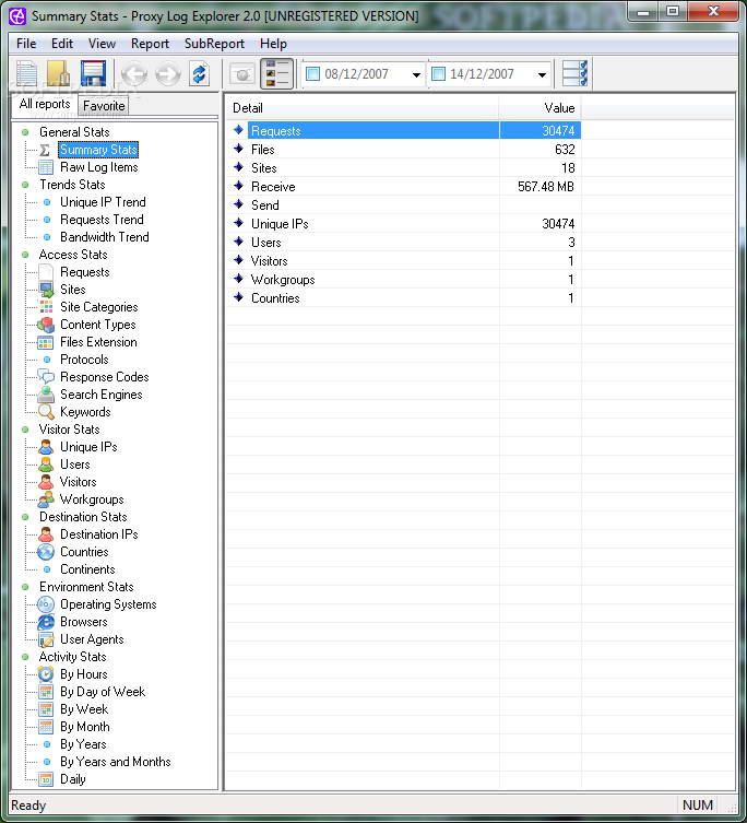 Proxy Log Explorer Standard Edition