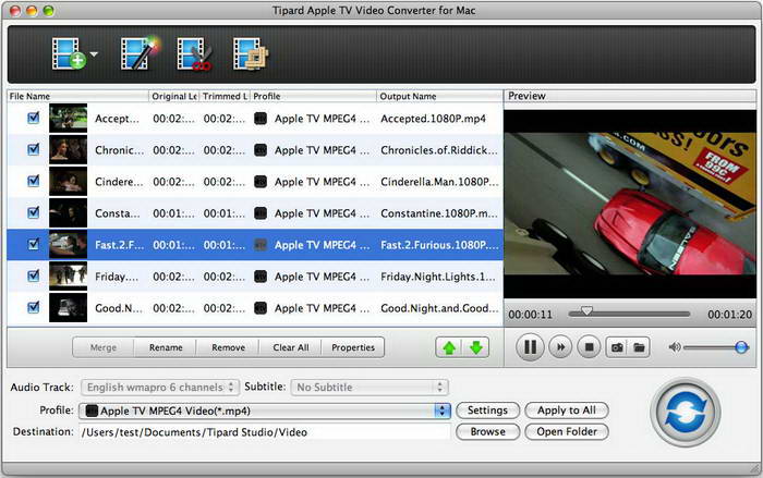 Tipard Apple TV Video Converter for Mac