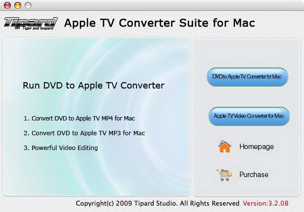 Tipard Apple TV Converter Suite for Mac