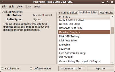 Phoronix Test Suite For Linux