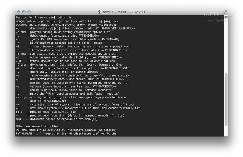 Python For Mac OS X10.6