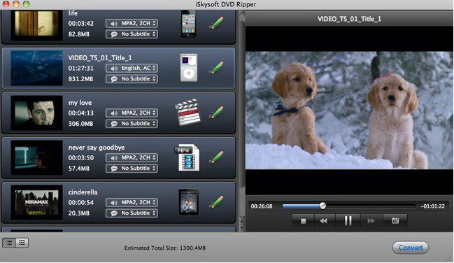 iSkysoft DVD Ripper for Mac