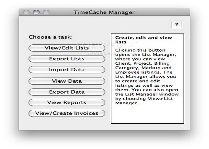 TimeCache Manager For Mac