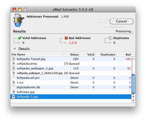 eMail Extractor For Mac