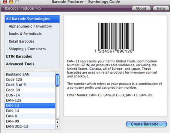 Barcode Producer For Mac