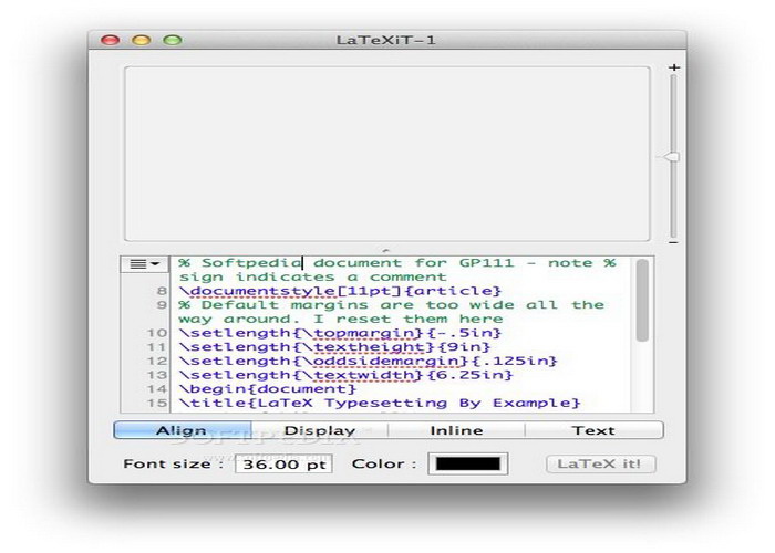 LaTeXiT For Mac