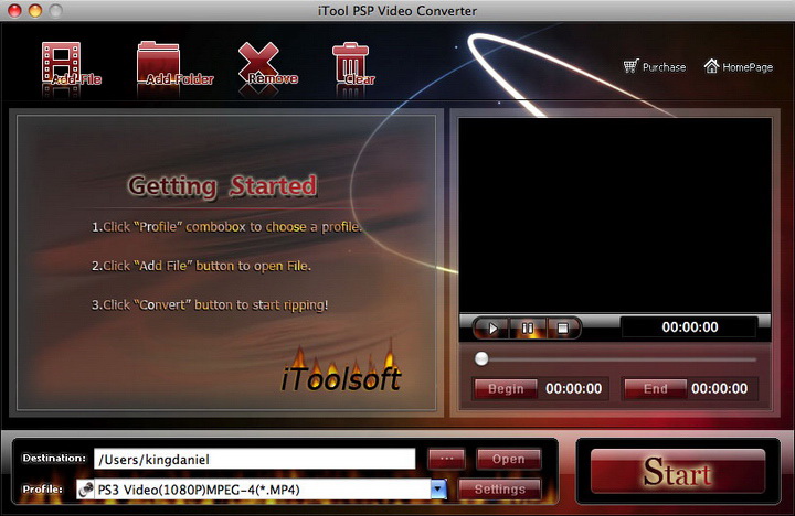 iTool PSP Video Converter for MAC