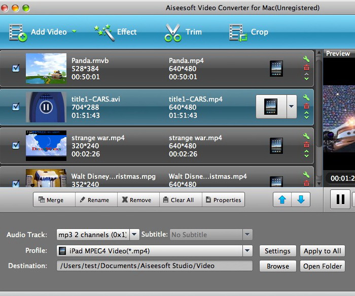 Aiseesoft Video Converter for Mac