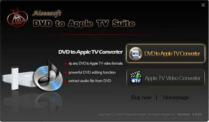 Aiseesoft DVD to Apple TV Suite for Mac