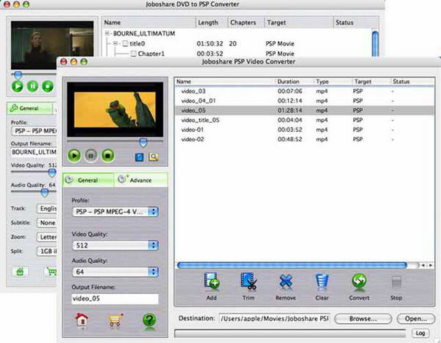 Joboshare DVD to PSP Bundle for Mac