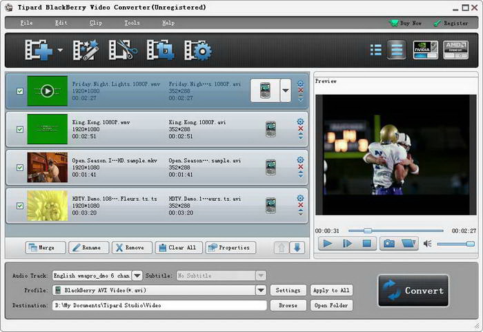 Tipard BlackBerry Video Converter for Mac