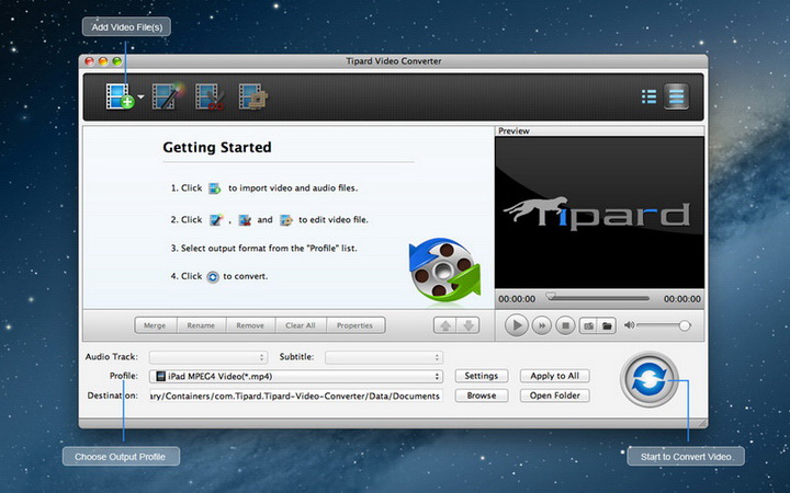 Tipard WMV Video Converter for Mac