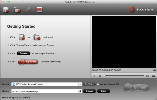 Pavtube MTS/M2TS Converter for Mac