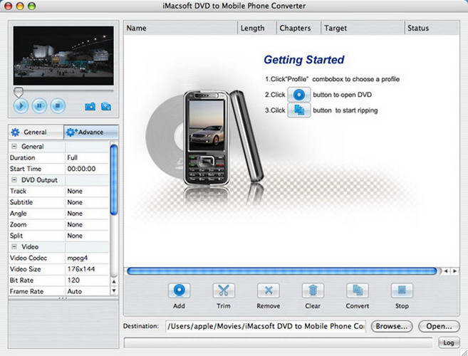 iMacsoft DVD to MP4 Suite for Mac