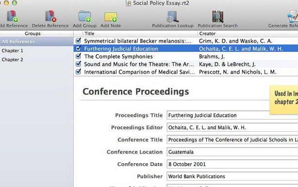 Reference Tracker For Mac