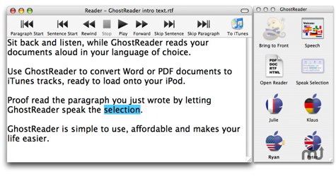 GhostReader For Mac