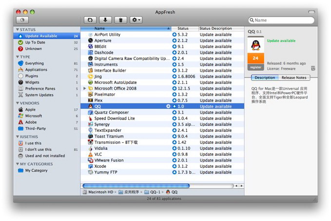 AppFresh for MAC