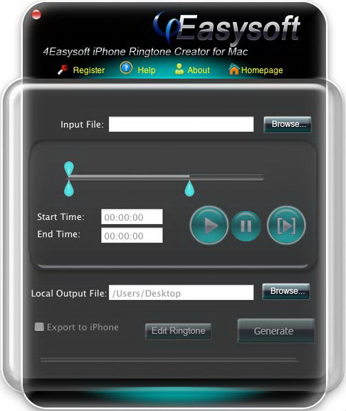 4Easysoft iPhone Ringtone Creator for Mac