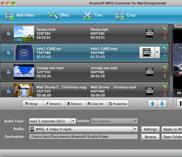 Aiseesoft MPEG Converter for Mac