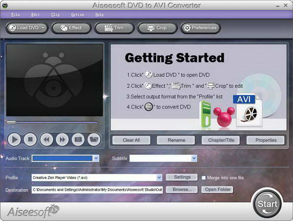 Aiseesoft DVD to AVI Converter for Mac