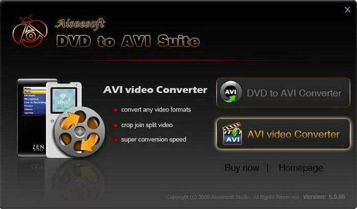 Aiseesoft DVD to AVI Suite for Mac