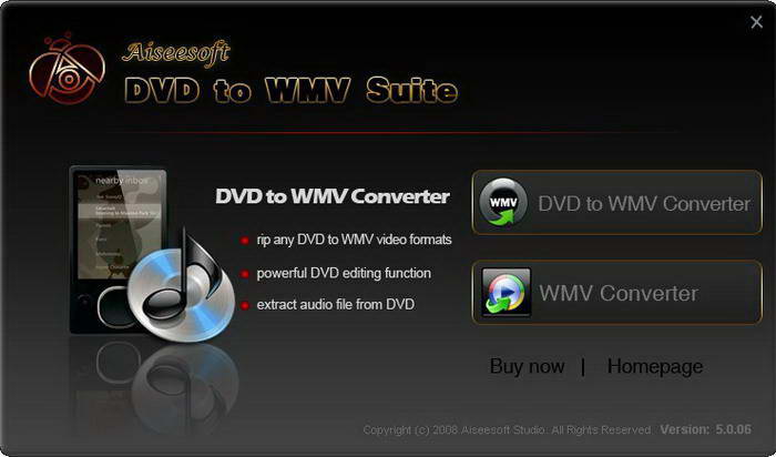 Aiseesoft DVD to WMV Suite for Mac