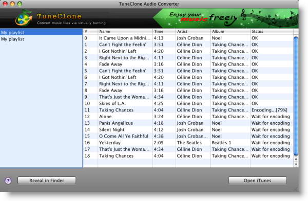 TuneClone Audio Converter For Mac