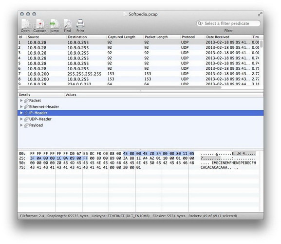 Cocoa Packet Analyzer For Mac