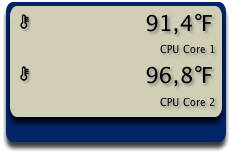 Temperature Monitor Widget Edition For Mac