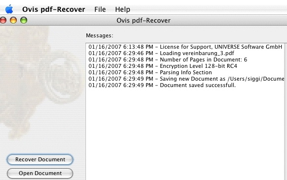 PDF-Recover For Mac