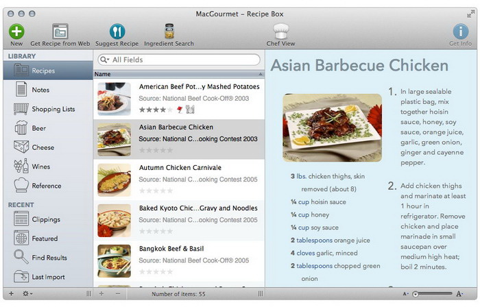 MacGourmet Deluxe For Mac