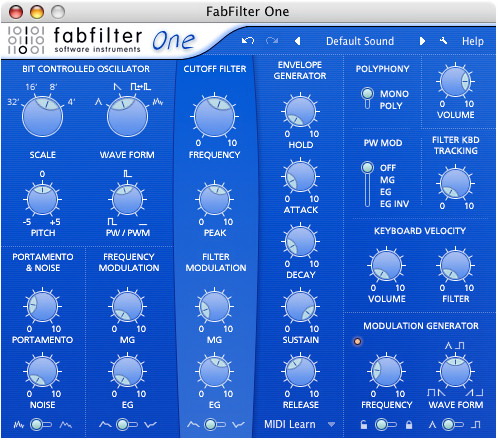 FabFilter One For Mac