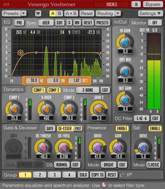 Voxengo Voxformer(VST) For Mac