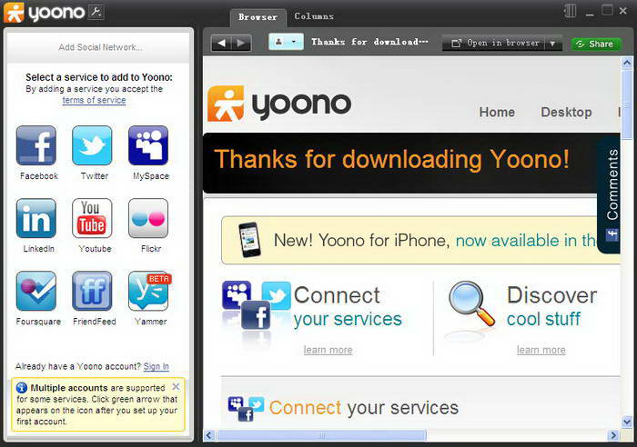 Yoono Desktop For Mac