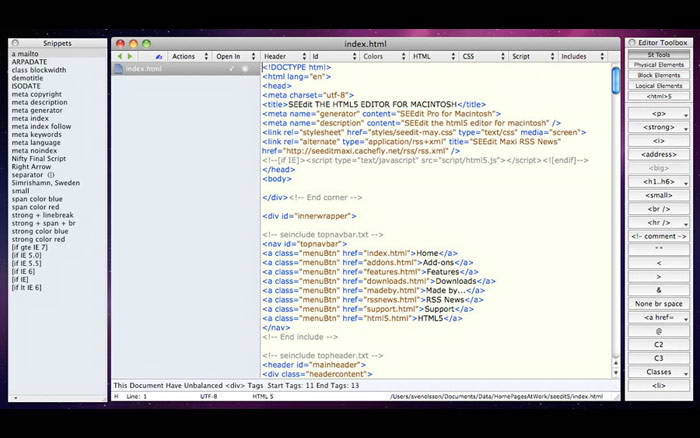 SEEdit(Pro) For Mac