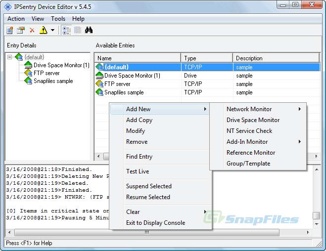 IPSentry Network Monitoring Suite